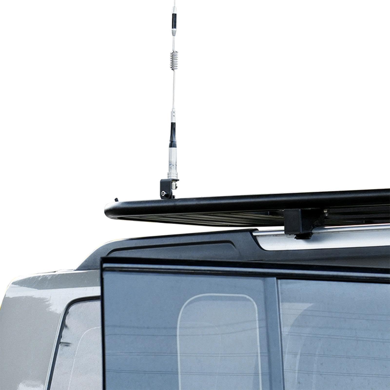 Car Antenna Sostegno Staffa Fissaggio Sostituzione Antenna Rotazione 180 Gradi Acciaio Inossidabile Installazione Pratica Adatta a Automobili con Barr, con Antenna
