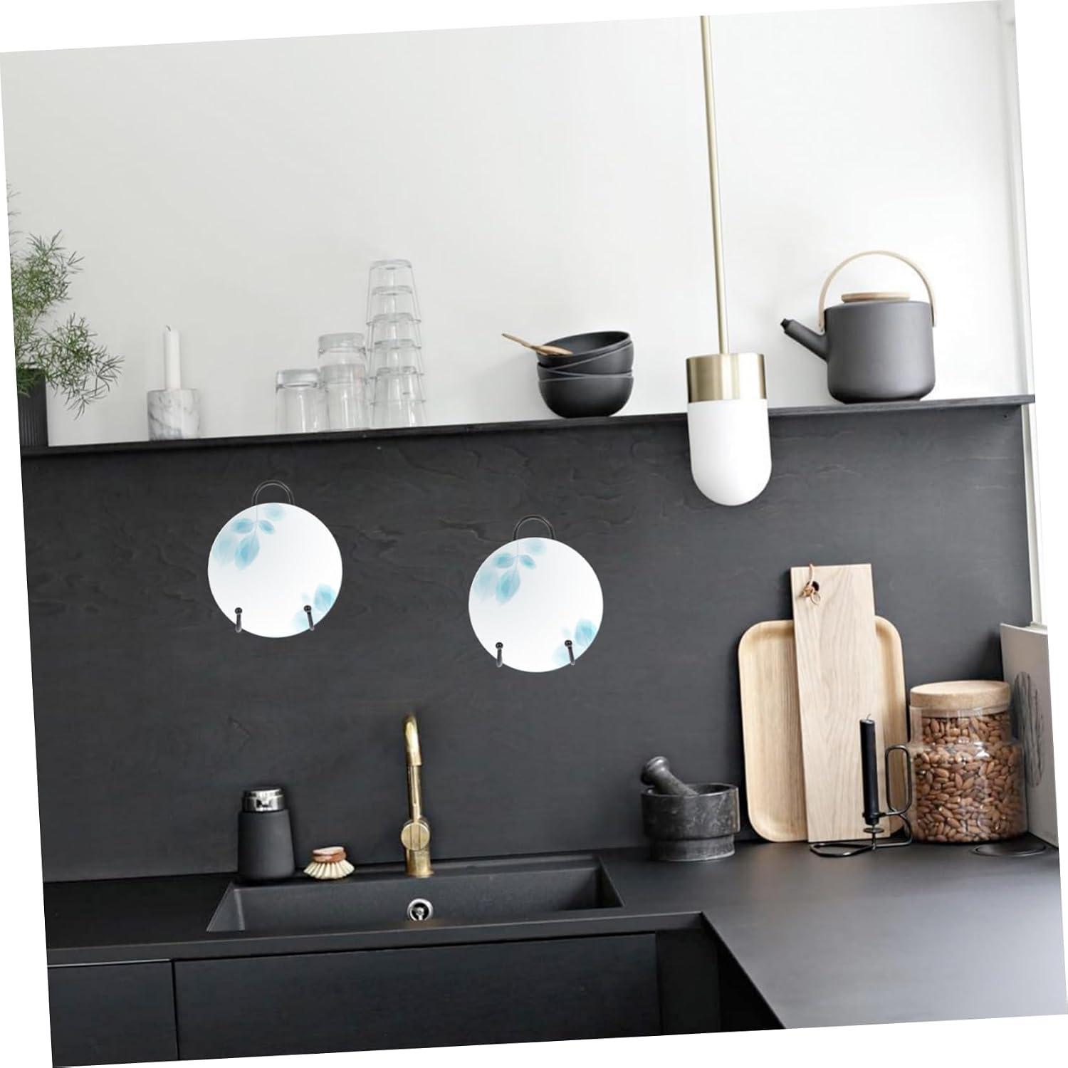 4pcs Artwork Display Riser Ceramic Plate Holder Dish Showcase Metal Frame Stands for Home Decor