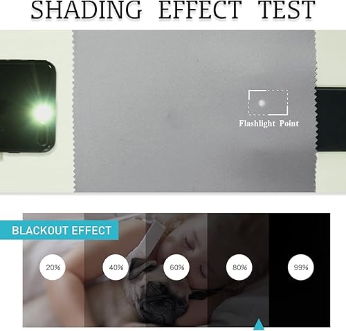 Vista 45 de RYB HOME Cortinas para exteriores resistentes al viento, bolsas con peso adjuntas, cortinas opacas de 84 pulgadas de largo, cortinas térmicas Beige