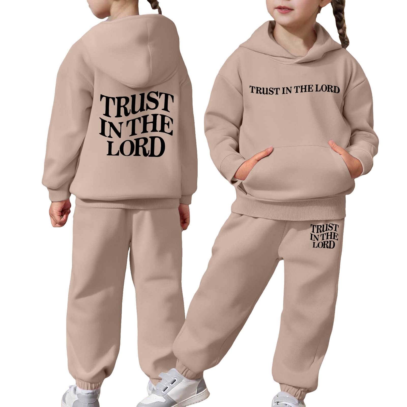 Sweat à capuche et pantalon pour enfant ensemble de sport confortable - 7