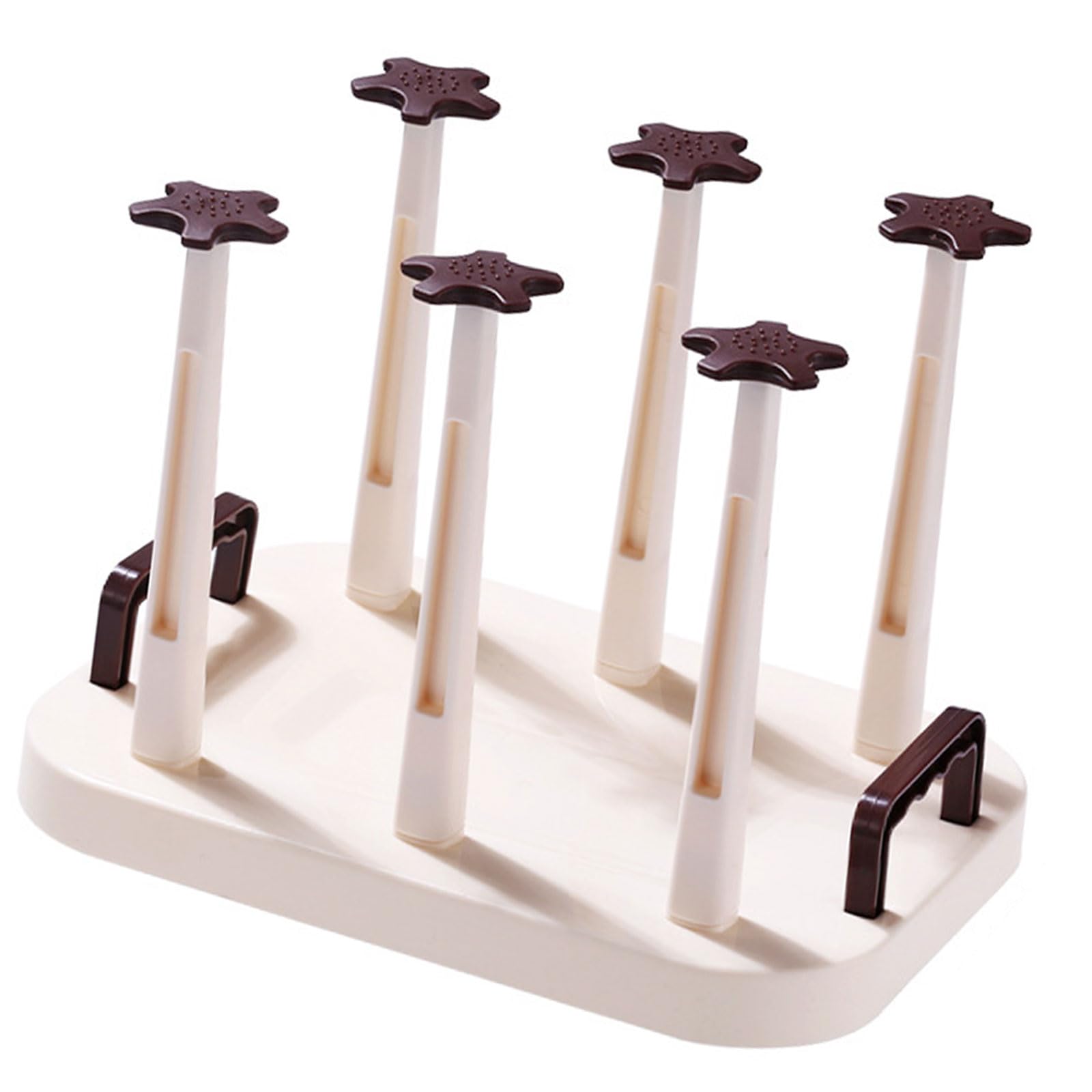 Space Efficient Cup Holder Water Mug Draining Drying Organizers Detachable Saving Space Glass Cup Drainer Holder Drying Rack