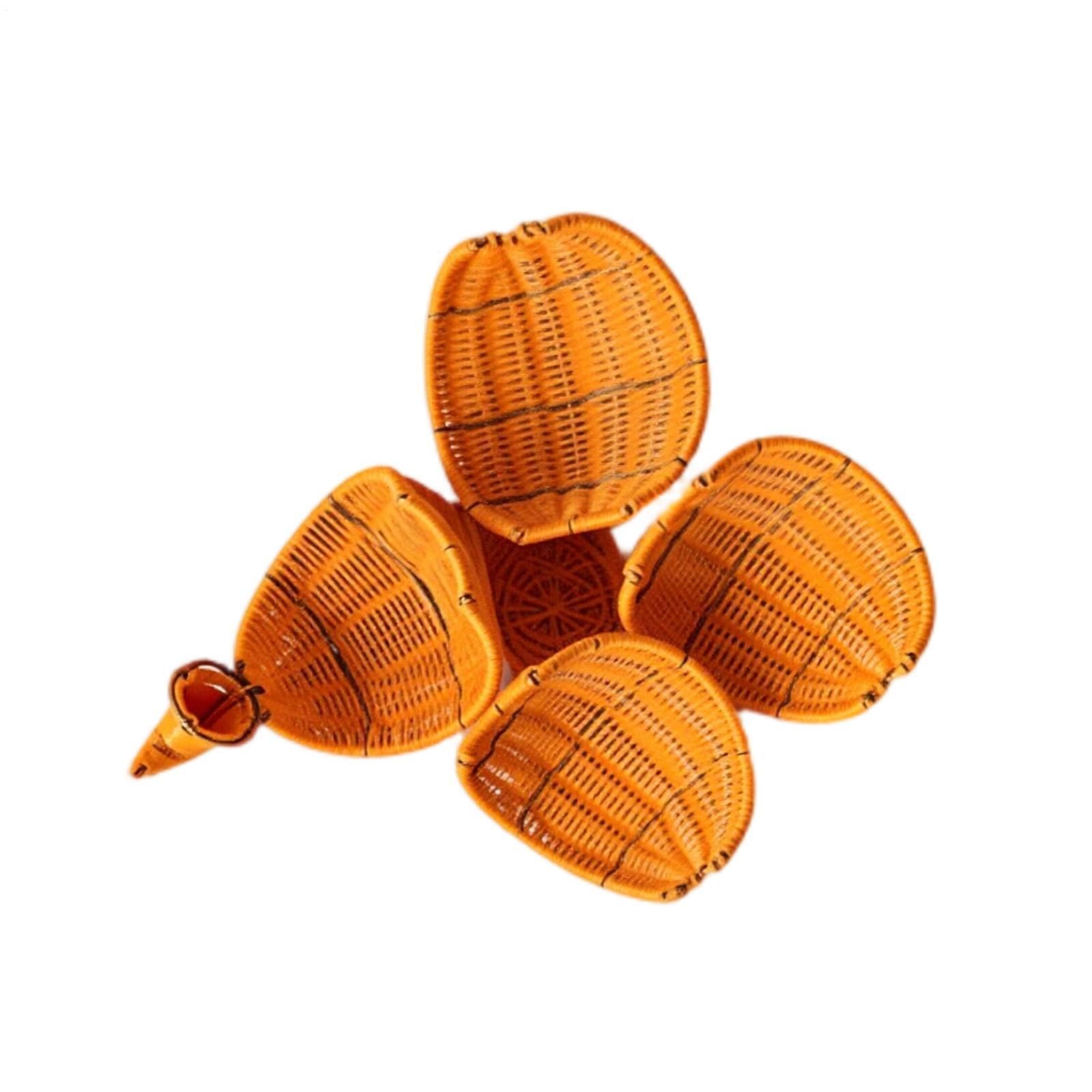 Cesto Portaoggetti A Forma Di Intrecciato Artigianale Centrotavola | Cesto Intrecciata Halloween Decor per Festa Raccolto Autunnale, Interni Esterni, Casa Soggiorno Mensola