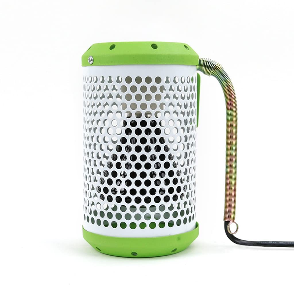 Lampada Riscaldante per Rettili Lampada Tartaruga, Emettitore di Calore in Ceramica da 75 W, Lampada Riscaldante per Animali Domestici con Guardia, Lampada Riscaldante per Crogiolarsi, Set di 2