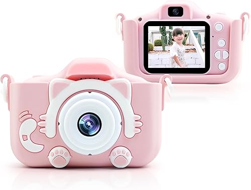 Cámara digital HD 1080P para niños, ideas de regalo de cumpleaños para niños y niñas de 3 a 12 años, juguete para niños pequeños para 3, 4, 5, 6, 7,