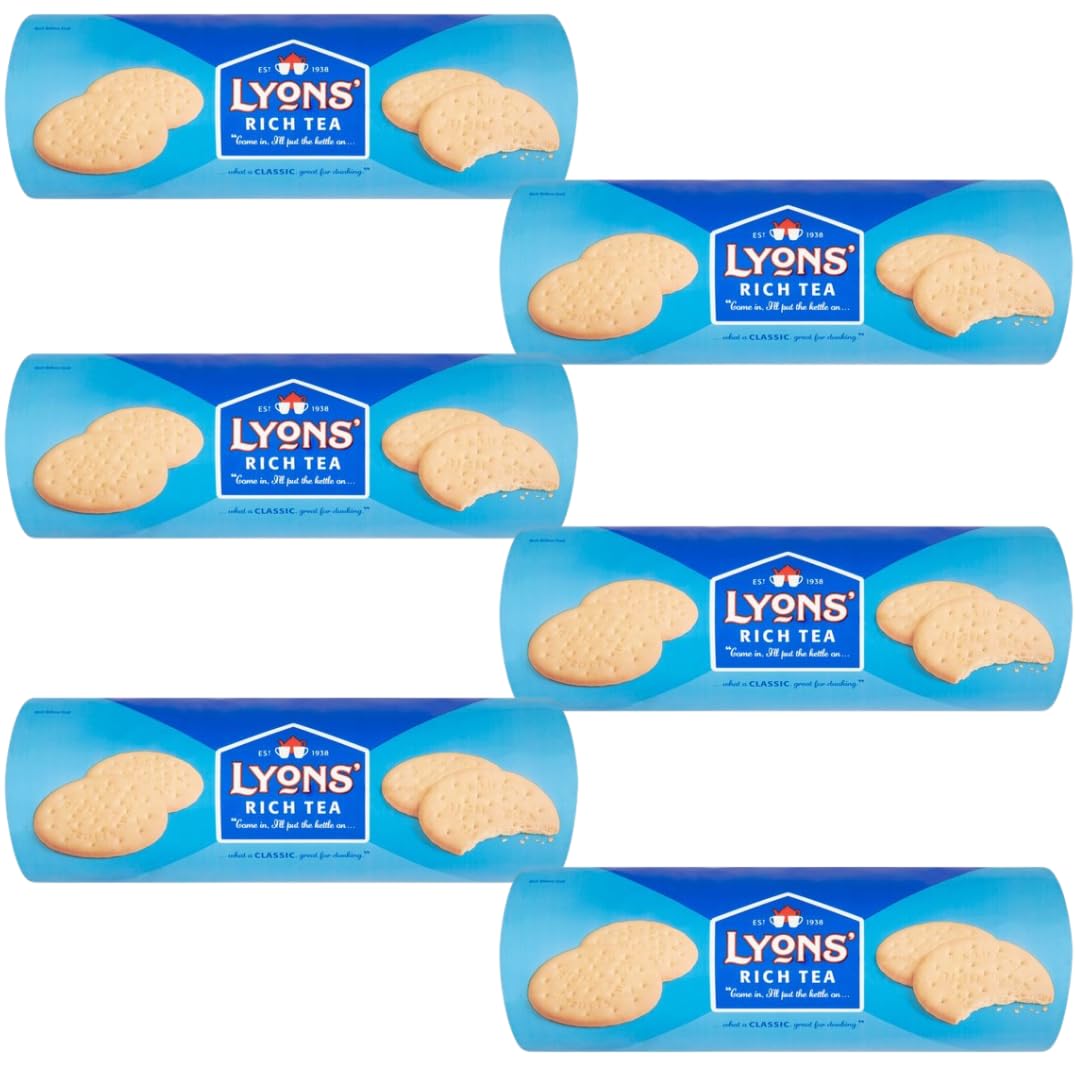 Biscuit Bundle With Lyons Rich Tea Biscuits 300g (6 Pack)