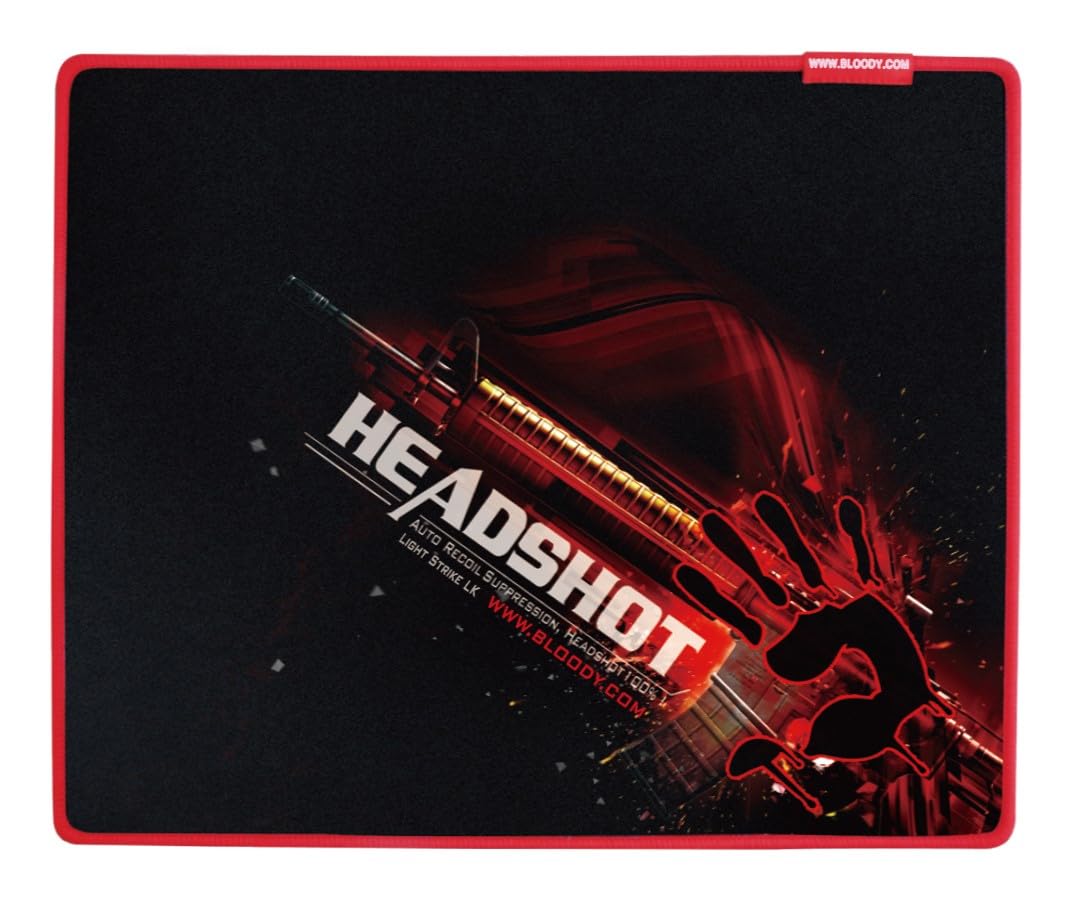 Bloody B-070 A4Tech mouse mat (picture, fabric, rubber, universal 43 cm x 35 cm x 0.4 cm), black