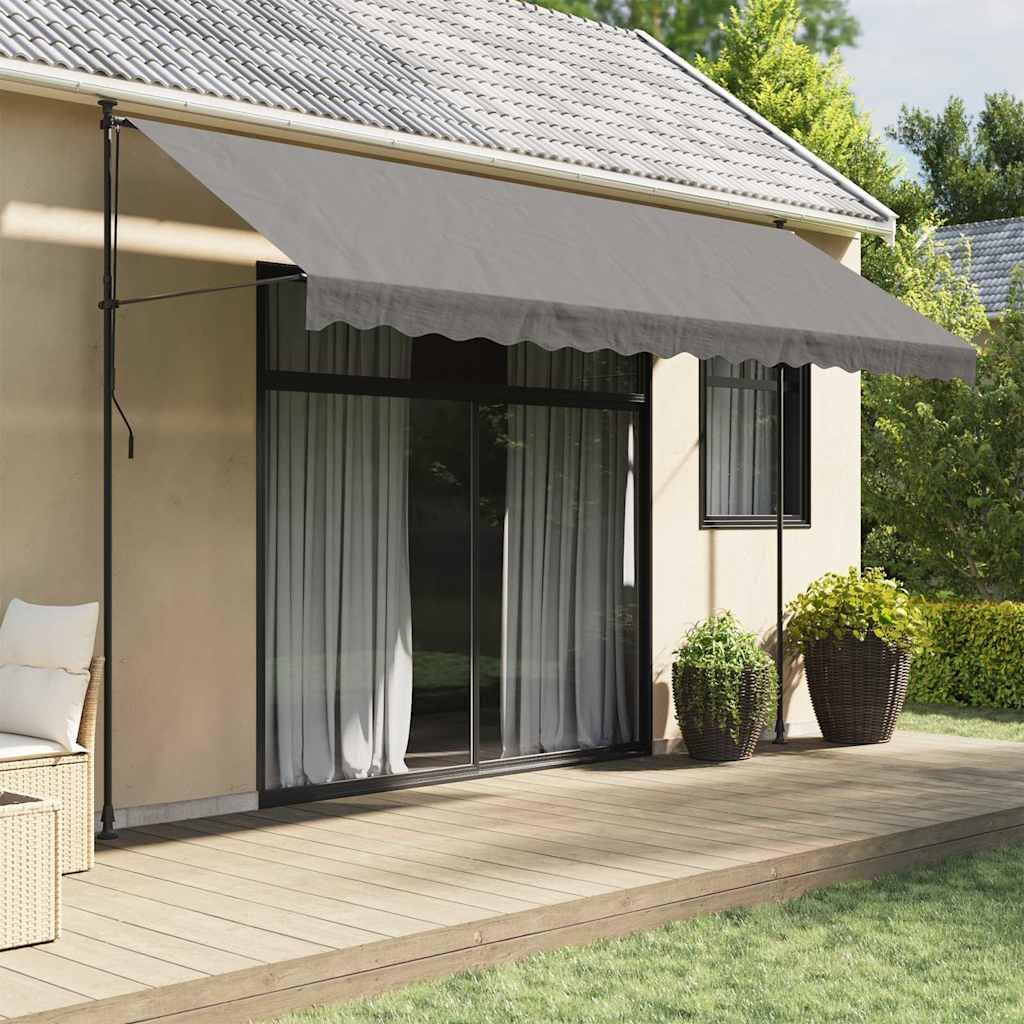 Store rétractable 400x150cm de qualité supérieure en acier robuste