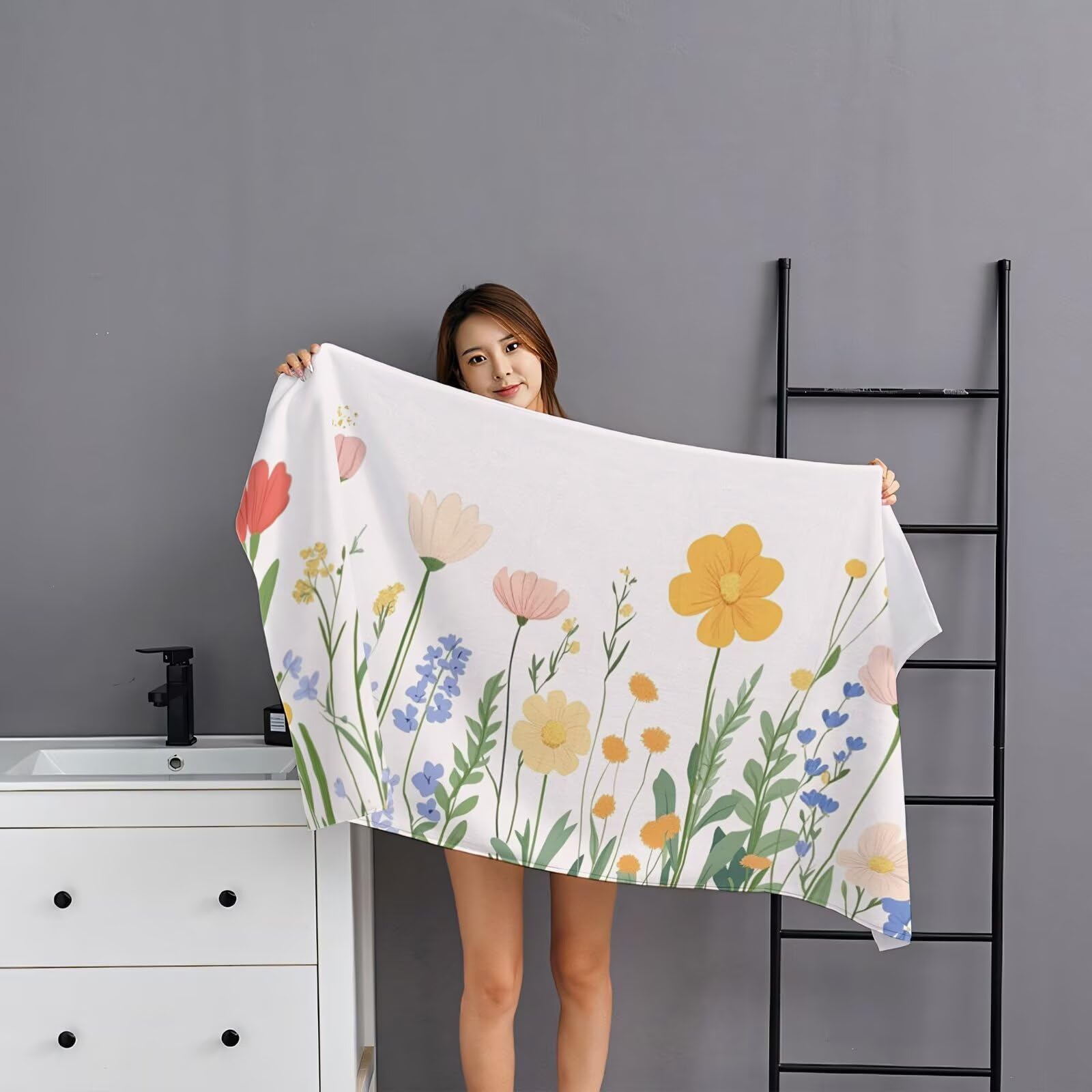 2 szt., bardzo duży 75 x 150 cm, beżowy, szybkoschnący ręcznik z mikrofibry, bez piasku i plażowy, lekki podróżny, kompaktowy ręcznik kempingowy z torbą do przechowywania, chłonny dla kobiet, mężczyzn