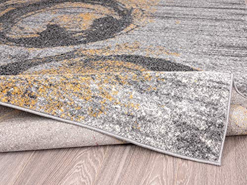 Tapete Abani Amarillo y Gris 160x213 cm Estilo Moderno miniatura 6