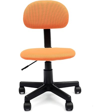 Amazon オフィスチェア パソコンチェア コンパクト デスクチェア Pcチェア いす 椅子 イス チェア 学習 子供部屋塾 オレンジ デスクチェア 文房具 オフィス用品
