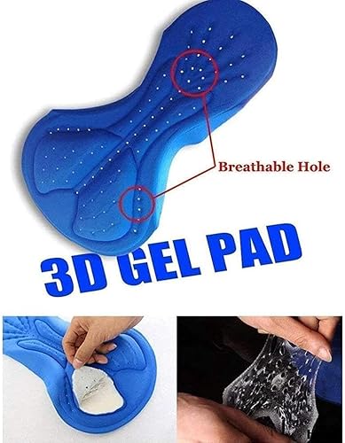 Miniatura 5 de Hombres Ciclismo Jersey Conjunto Traje De Bicicleta Manga Corta MTB Ciclismo Trajes De Secado Rápido Gel Esponja Acolchado Ciclismo Baberos