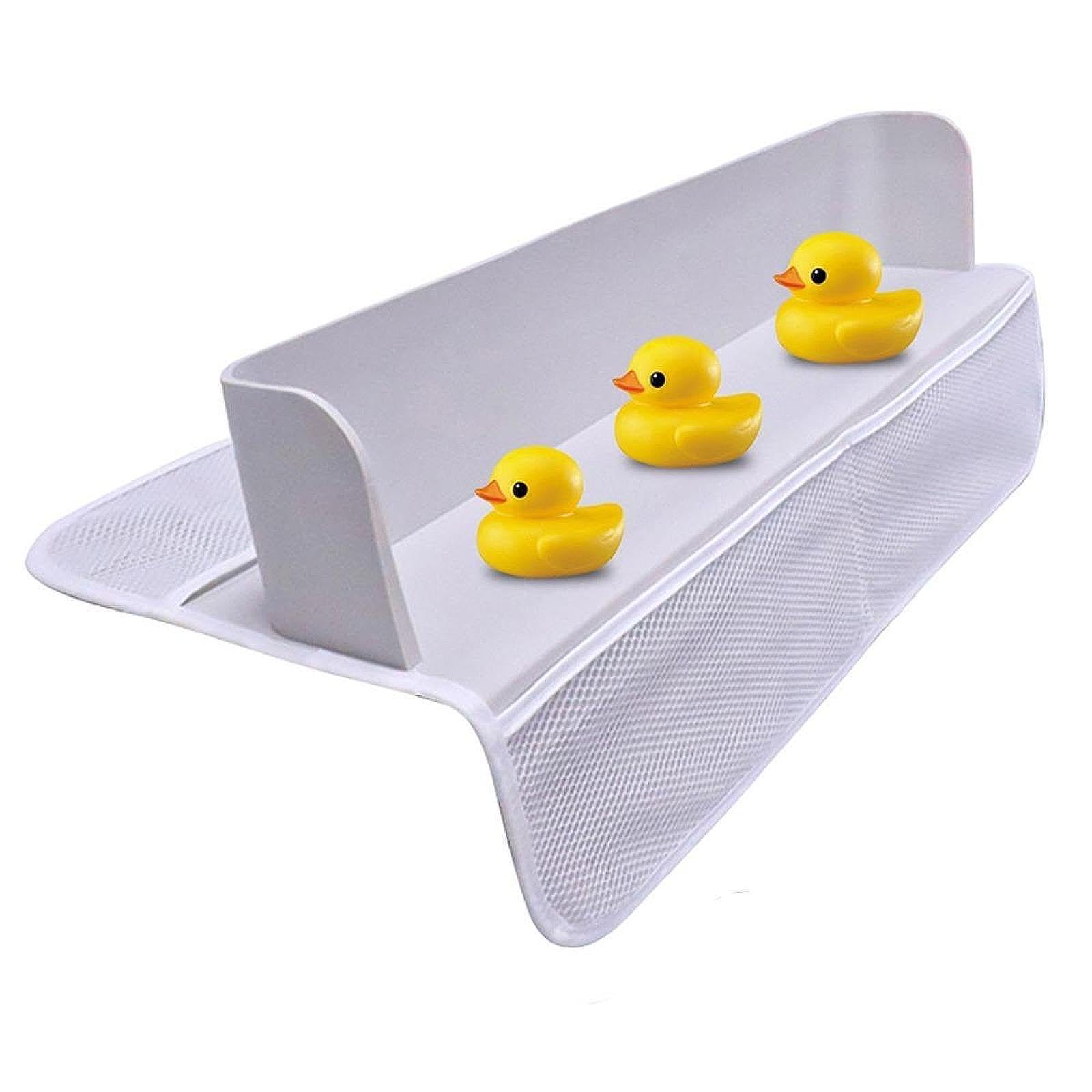 Organizer für Badespielzeug und Badewannen-Spritzschutz, 60 Cmx15 Cmx10 cm