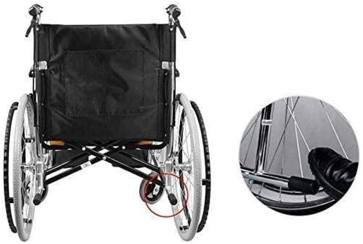 Sedia a rotelle Portatile da Trasporto Portatile Pieghevole Leggera for la casa Sedia a rotelle Mobile semovente for Anziani