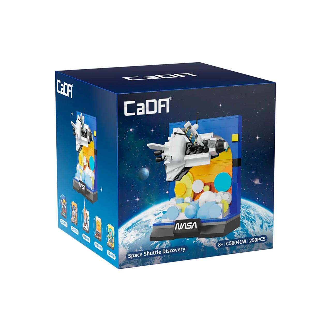CaDA - Navetta spaziale Discovery - Set costruzione - Collezione diorami NASA Space - 250 pezzi - +8 - (DeQuBe 927DE56041)
