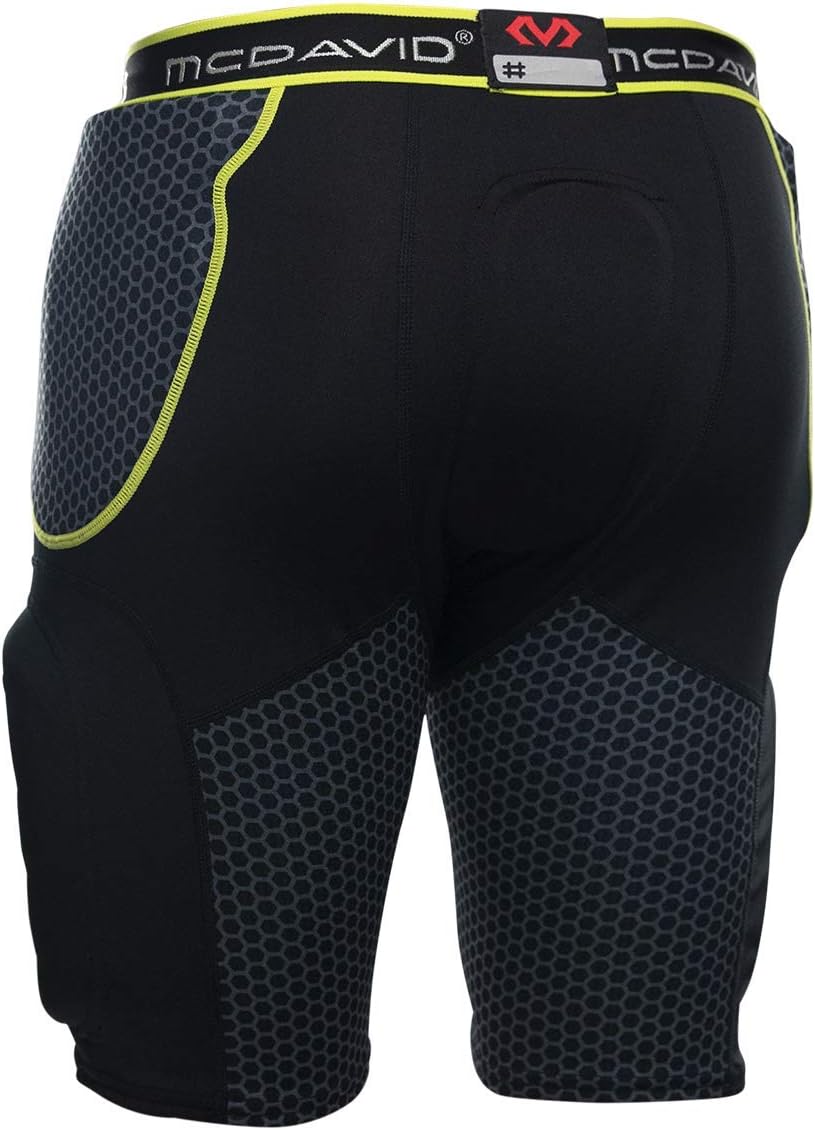 McDavid Padded Girdle Compression Shorts with Thigh Protection, Hip