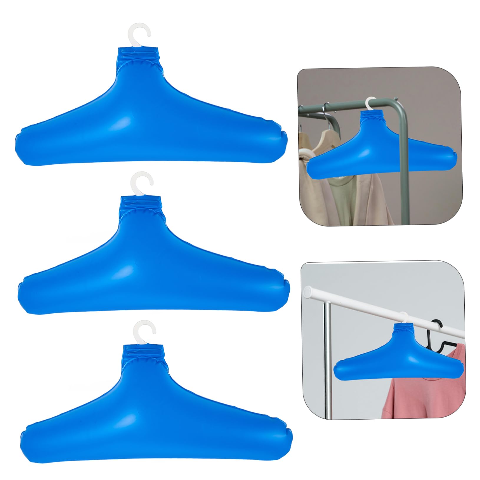 Alipis 9 Pz Gruccia Gonfiabile Appendiabiti Portatili Grucce Da Viaggio Gonfiabili Appendiabiti i Grucce i Per Il Viaggio Far Esplodere Il Gancio Pieghevoli Pvc
