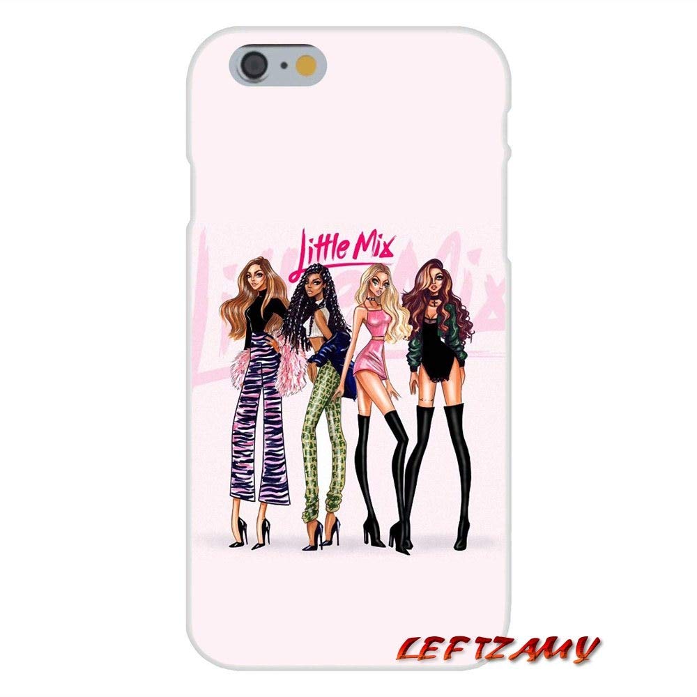 ERICP Accessories Phone Cases Covers Little Mix Perrie Jesy Leigh Jade for iPhone X 4 4S 5 5S 5C SE 6 6S 7 8 Plus