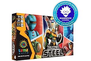 Luma World Alpha Steel: An Engaging STEM Strategy Board Game for Kids 10 and Up