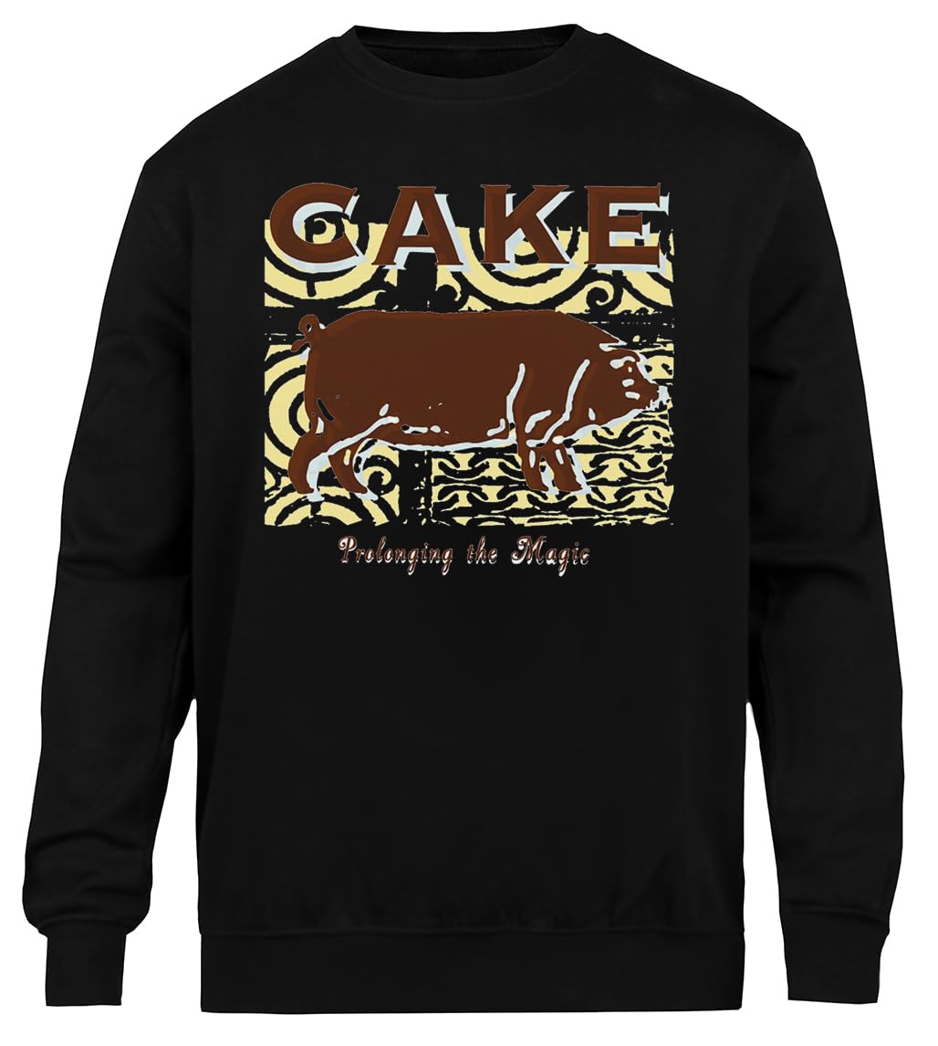 Magia Unisex Czarny Sweter Ekologiczny Unisex Black Sweatshirt Eco-Friendly Crewneck