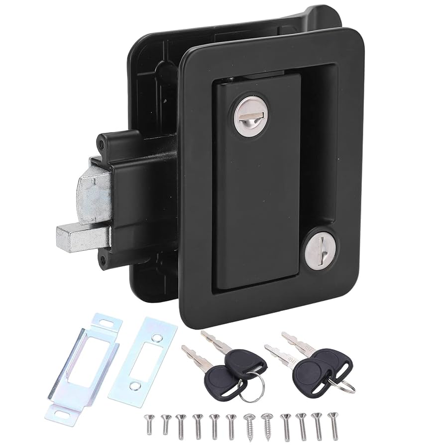 皆*)様 難あり　キャンピングカーの、エントランスドアロック　中古　匿名配送　送 皆*)様 難あり キャンピングカーの、エントランスドアロック