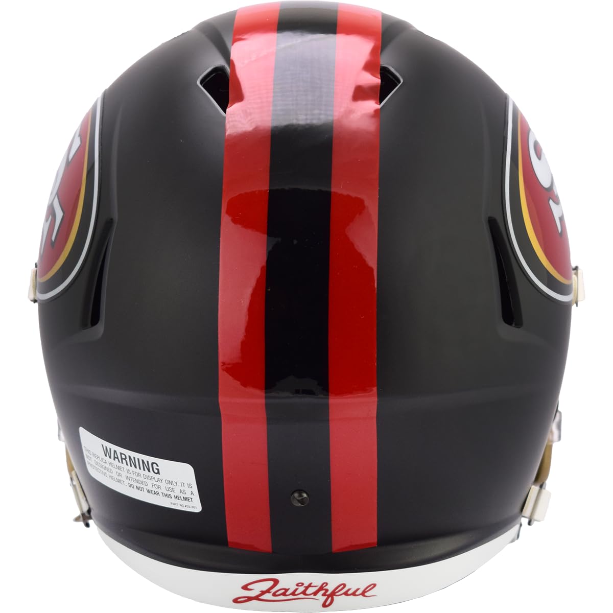 San Francisco 49ers Black 2025 Rivalries Riddell Speed Replica Full Size Football Helmet