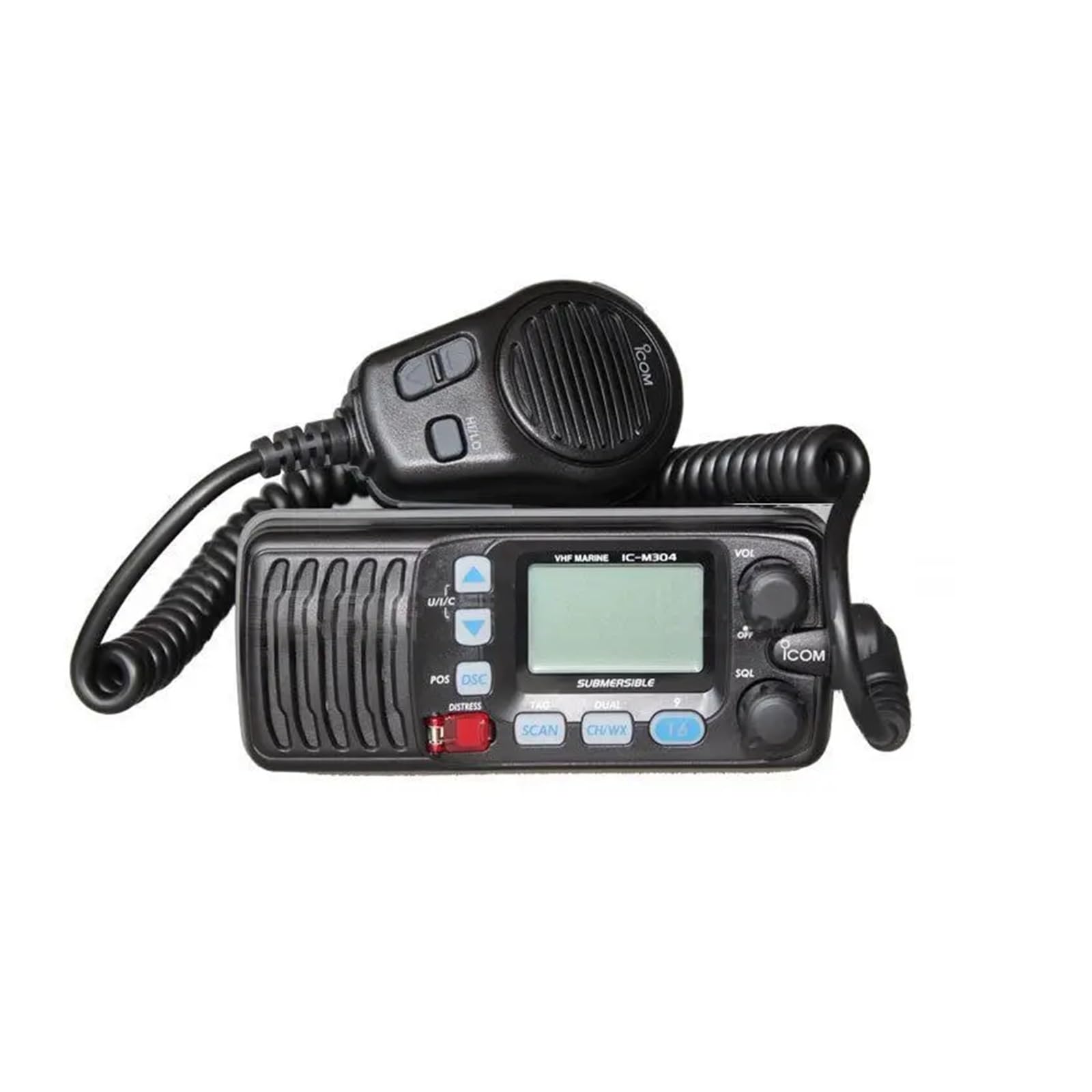 IC-M304 Wodoodporne radio morskie VHF Morskie zatapialne na pokładzie statku Walkie-talkie 25 W Skanowanie dwukierunkowe Radio samochodowe przewożone na statku