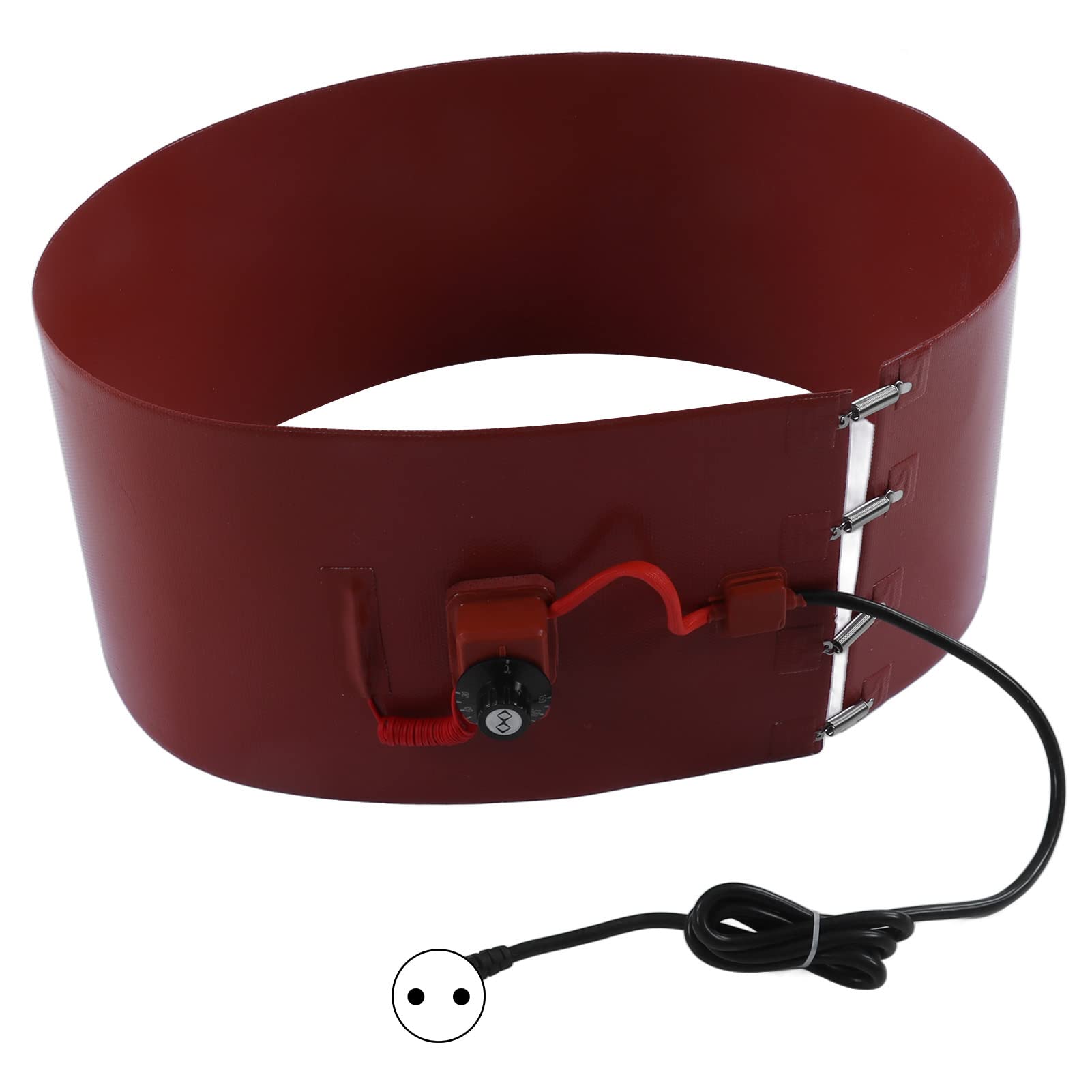 lyrlody Ceinture Chauffante Silicone pour Fûts 2000W 220V Chauffe Fût à Métallique 200L avec Thermostat 30-150°C pour Applications Industrielles 250 X 1740mm(EU)