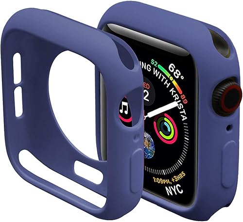 Miniatura 39 de Miimall Funda compatible con Apple Watch de 1.77 pulgadas, funda delgada de poliuretano termoplástico antiarañazos, funda protectora para Apple