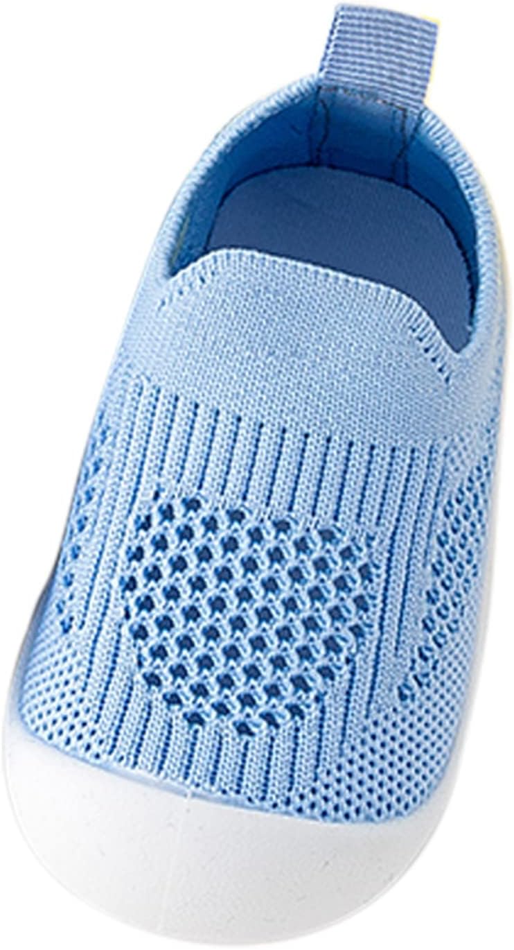 Infant Shoes Infant Toddler Shoes Hollow Out Breathable Socks Shoes Soft Sole Non Sneakers Shoes (Blue, 18-24 Months)