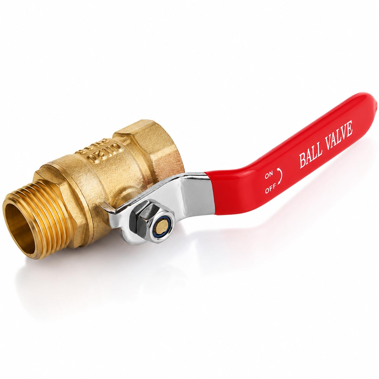 Oil Drain Valve for BPF4G Outdoor Fryers 20mm by Glownary – Steel, Gray, Model 554bp4podv