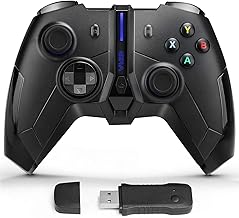 Wireless Controller, Game Controller Compatible with Xbox ONE/ONE X/S, Xbox Series X/S, PS3, PC-Windows 7/8/10/11, Gamepad Built-in Dual Vibration, 2.4GHz Connection,LED Light (Blue)