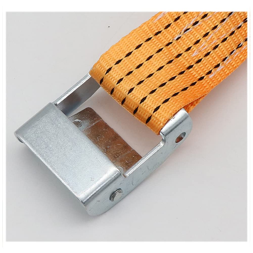 Sangle D'arrimage à Cliquet 12 M X 50 Mm - Polyester Résistant - Boucle à Came Robuste - Pour Remorque, Camion, Bateau - Couleur Bleue - 4