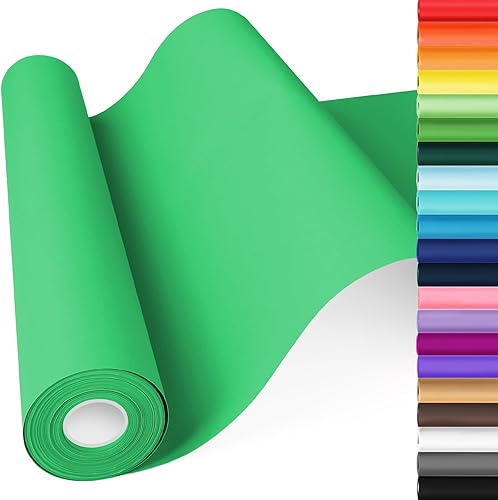 Vista 7 de Papel de regalo, 17.8 x 1200 pulgadas, rollo de papel kraft marrón para tablón de anuncios, caballete, póster decorativo, papel de estraza