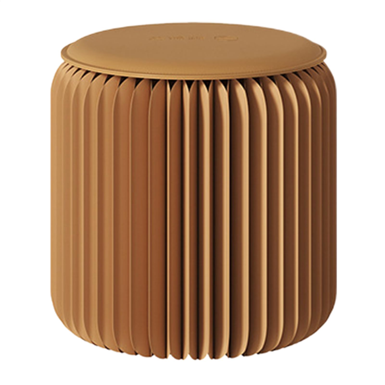 Sgabello pieghevole in carta, moderno e impermeabile, sedia a fisarmonica portatile per mobili da interni, toeletta, casa, ufficio, interni, esterni, campeggio, giardino, patio, cortile