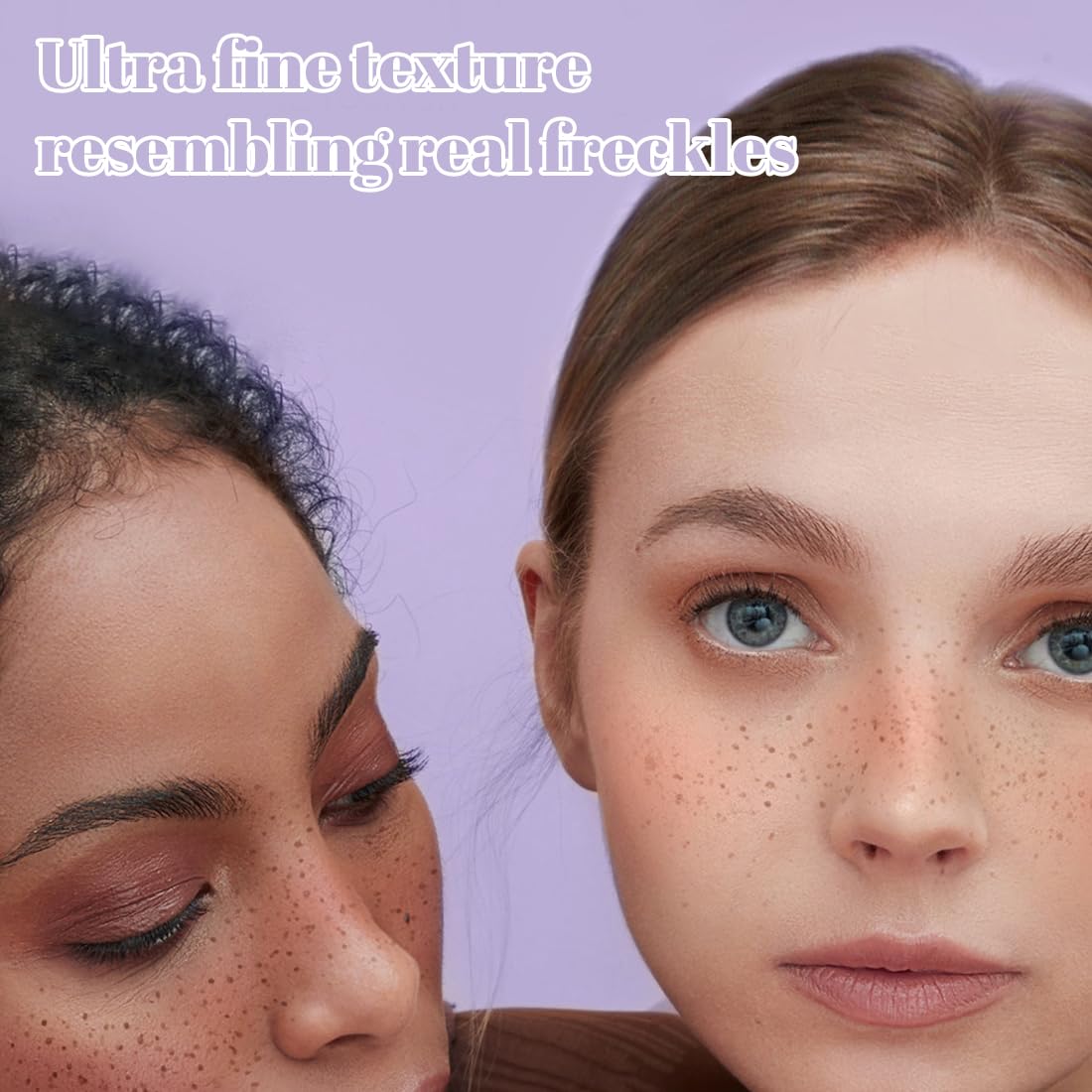 Penna per lentiggini liquida in micropolvere strumento di trucco per enne lentiggini naturali realistiche con speciale spugna per il trucco,