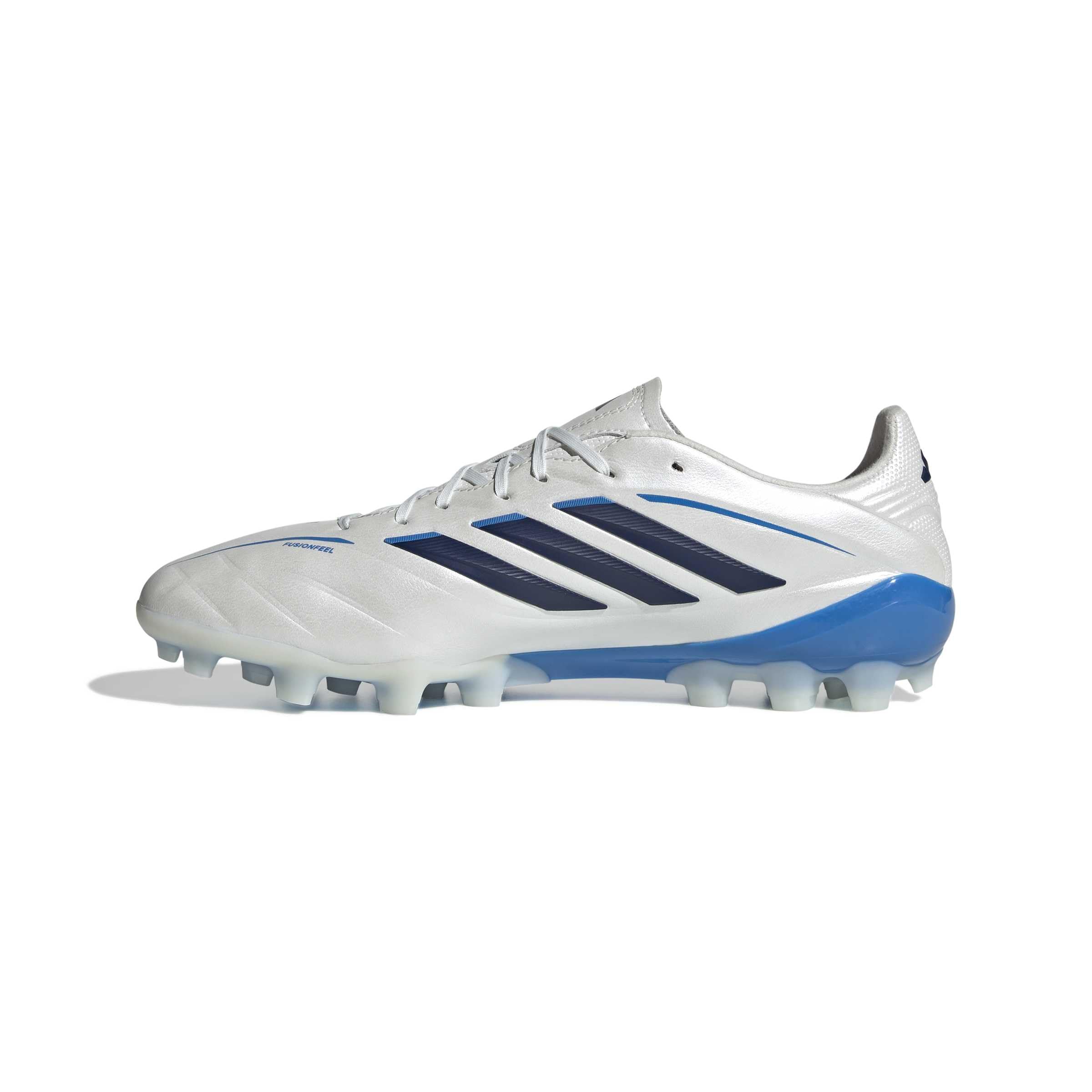 adidas Unisex Copa Pure Iv League 2G/3G Artificial Ground Football Boots Shoes, Zero met./Dark Blue/Lucid Ray Blue, 10.5 UK