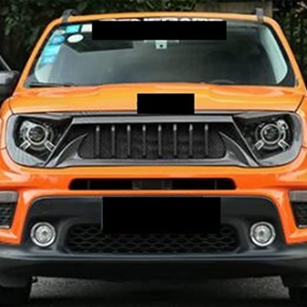 TUBIC Spoiler Anteriore per Auto per Jeep Renegade 2019 2020 2021 Anteriore Spoiler Diffusore Protezione Dell'auto Frontali Spoiler Lip Kit Corpo