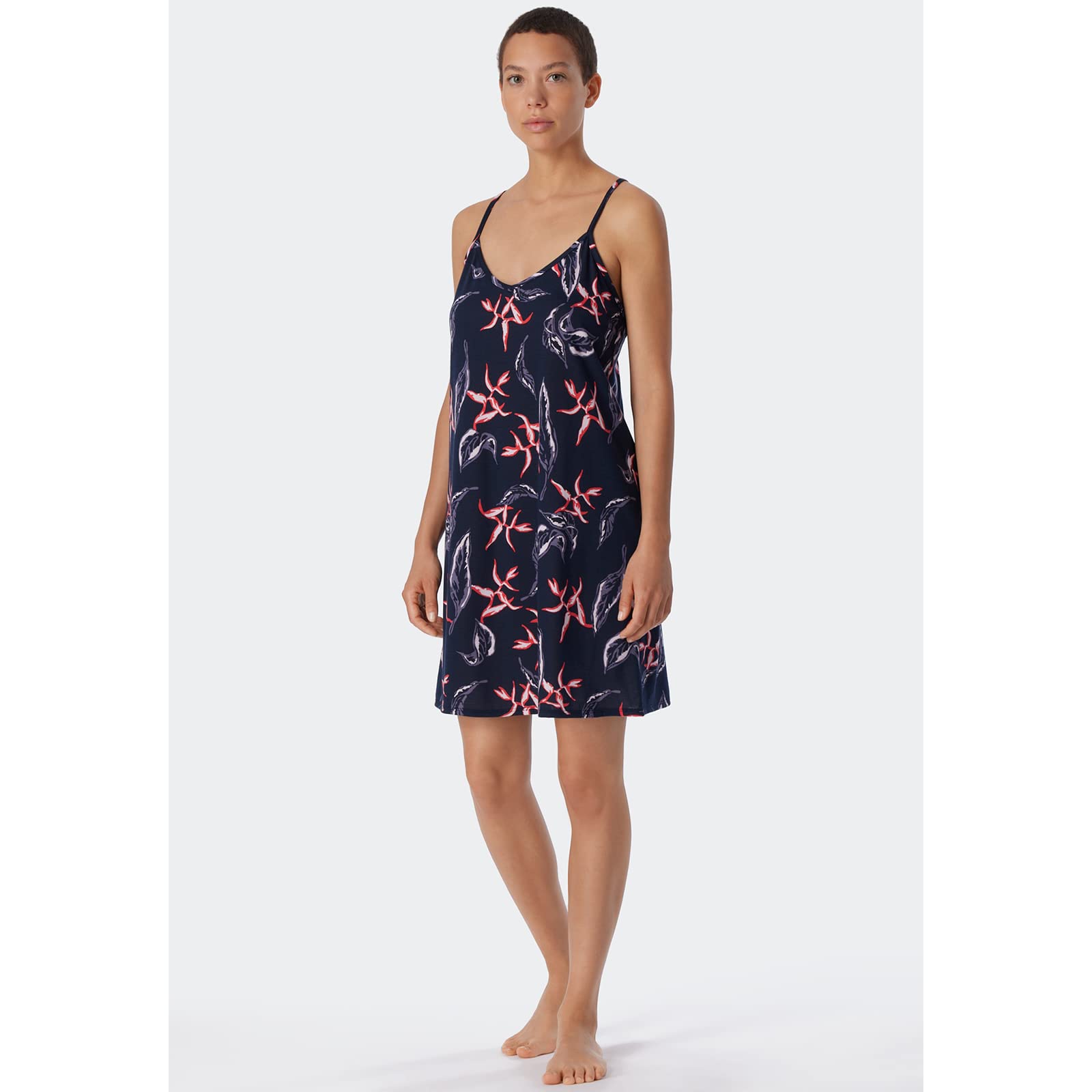 Schiesser Damen Sleepshirt Nachthemd Spaghetti Träger - 176979