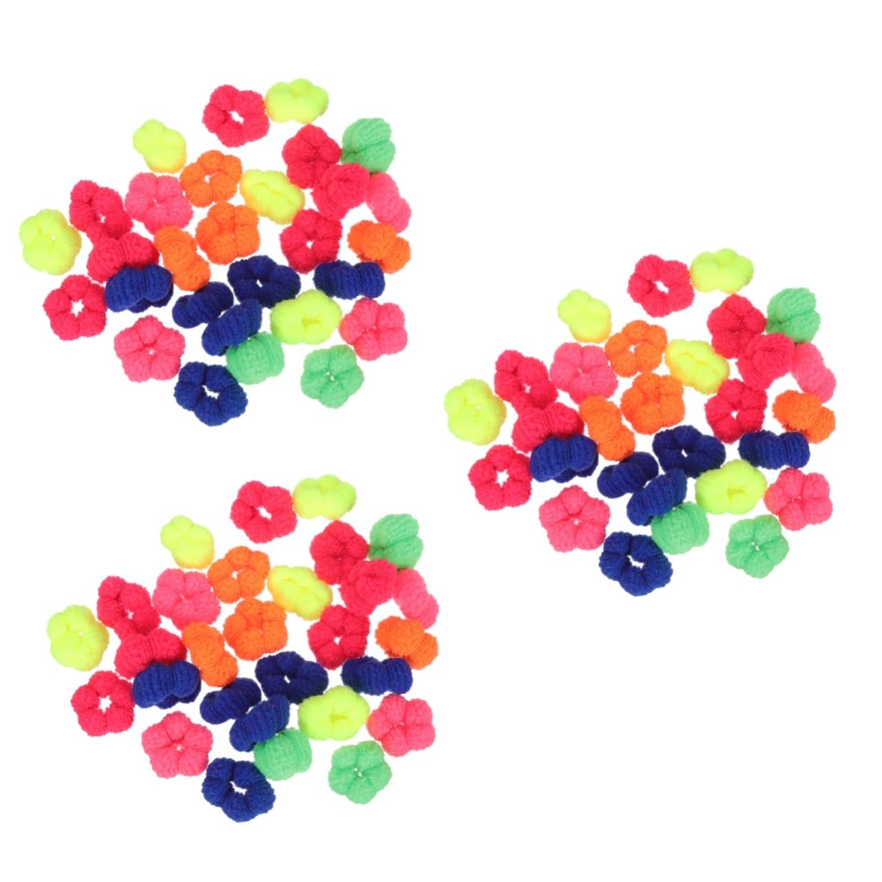 FRCOLOR 3 Juegos De Coleteros Coloridos Para Bebé Elásticos Sin Daños Para Niñas Niños Y Niñas (200 Unidades)