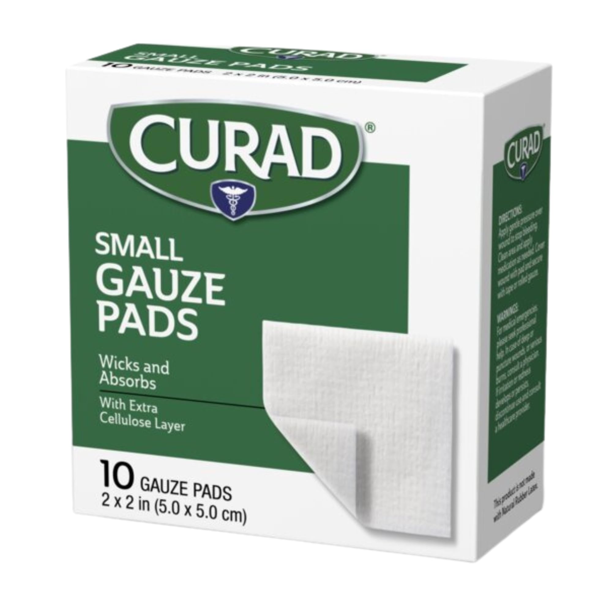 Curad Non-Woven Pro-Gauze, 2" x 2", 10 Count, Pack of 6 — Amazon image 9