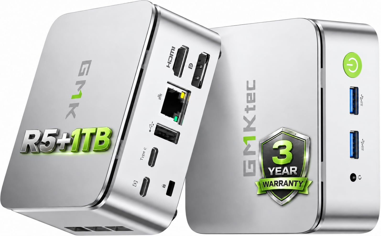 Amazon.com: GMKtec G10 Mini PC Ryzen 5 3500U 1TB SSD 16GB DDR4