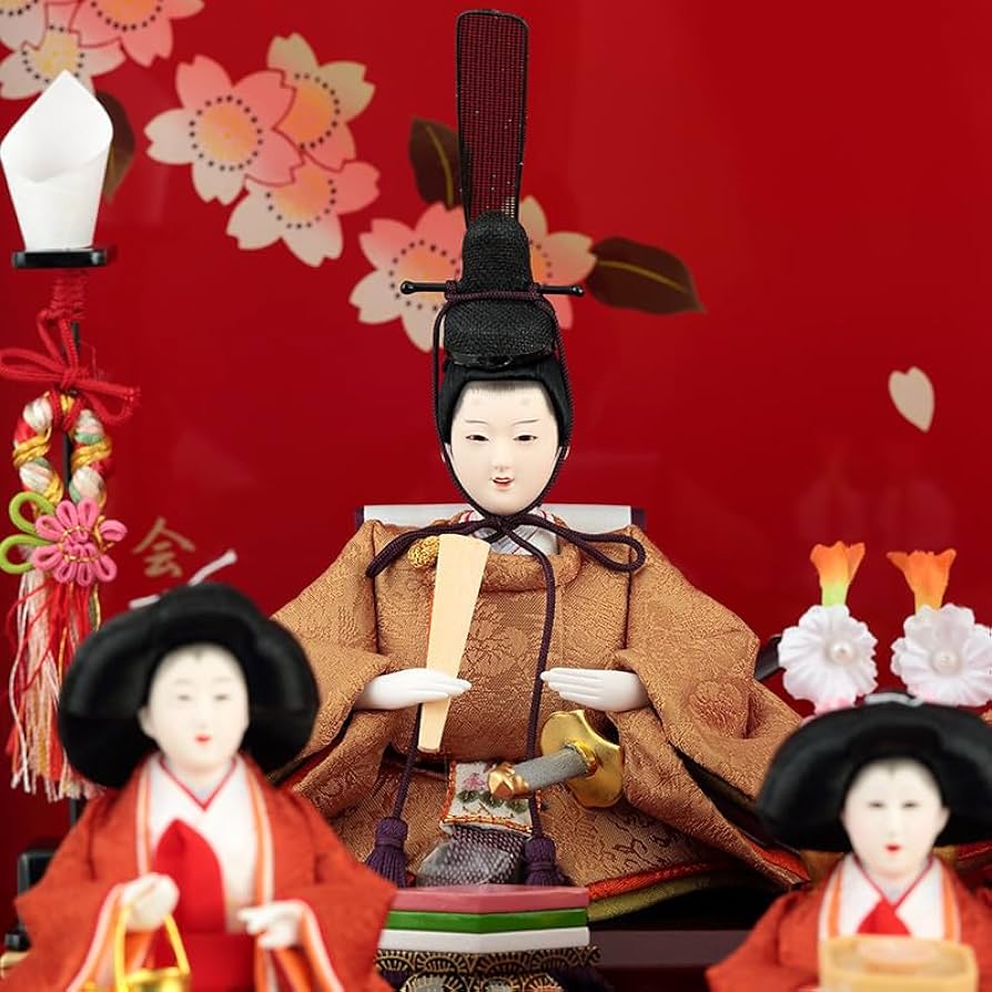Amazon | 雛人形 ひな人形 雛 収納飾り 五人飾り 紙音 h243-fz