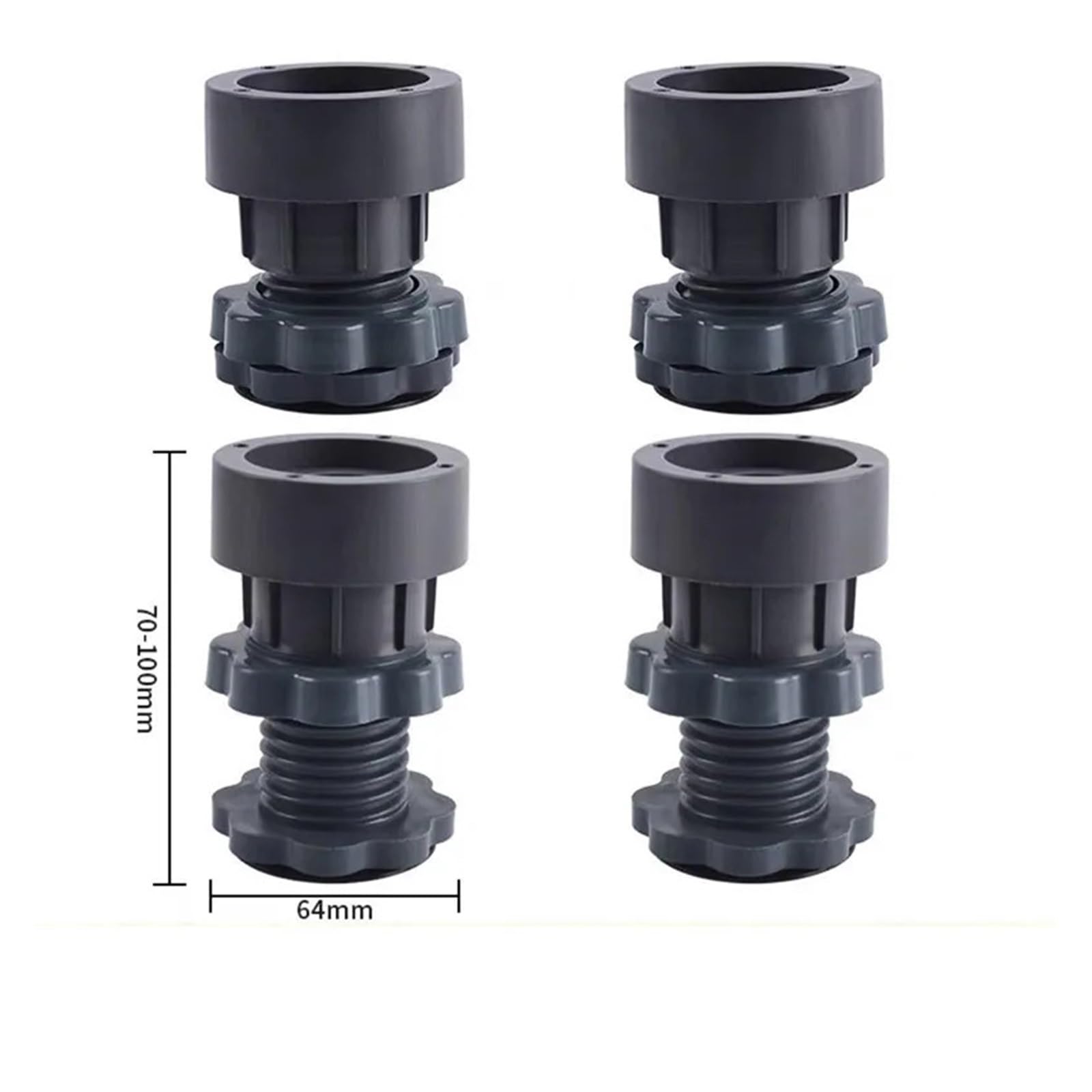 Base per lavatrice 4 pezzi piedini for lavatrice altezza regolabile antivibrazione base for frigorifero supporto fisso antiscivolo ammortizzatori