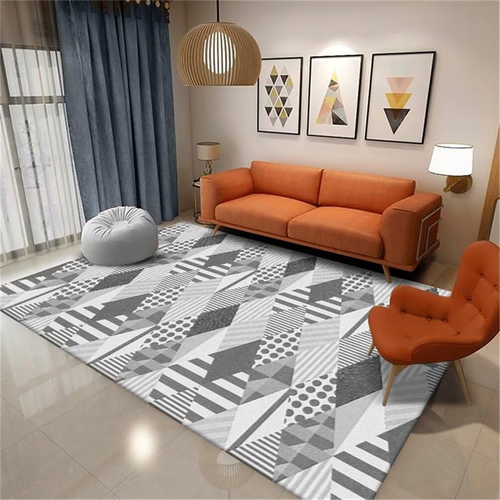 Tapis de couloir pas chers et durables de dimensions 120x180cm à motif moderne
