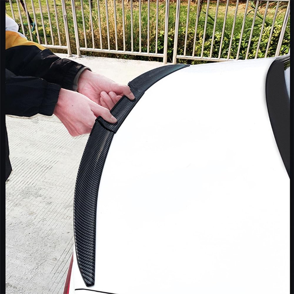 Auto Spoiler Posteriori Alettone per BMW 3 Series E90 E92 M3 316 318 320 325 330 335 2005-2013, Durevole Bagagliaio Spoiler Alettone Tetto Posteriore Ala Spoiler Decorazione Protezione