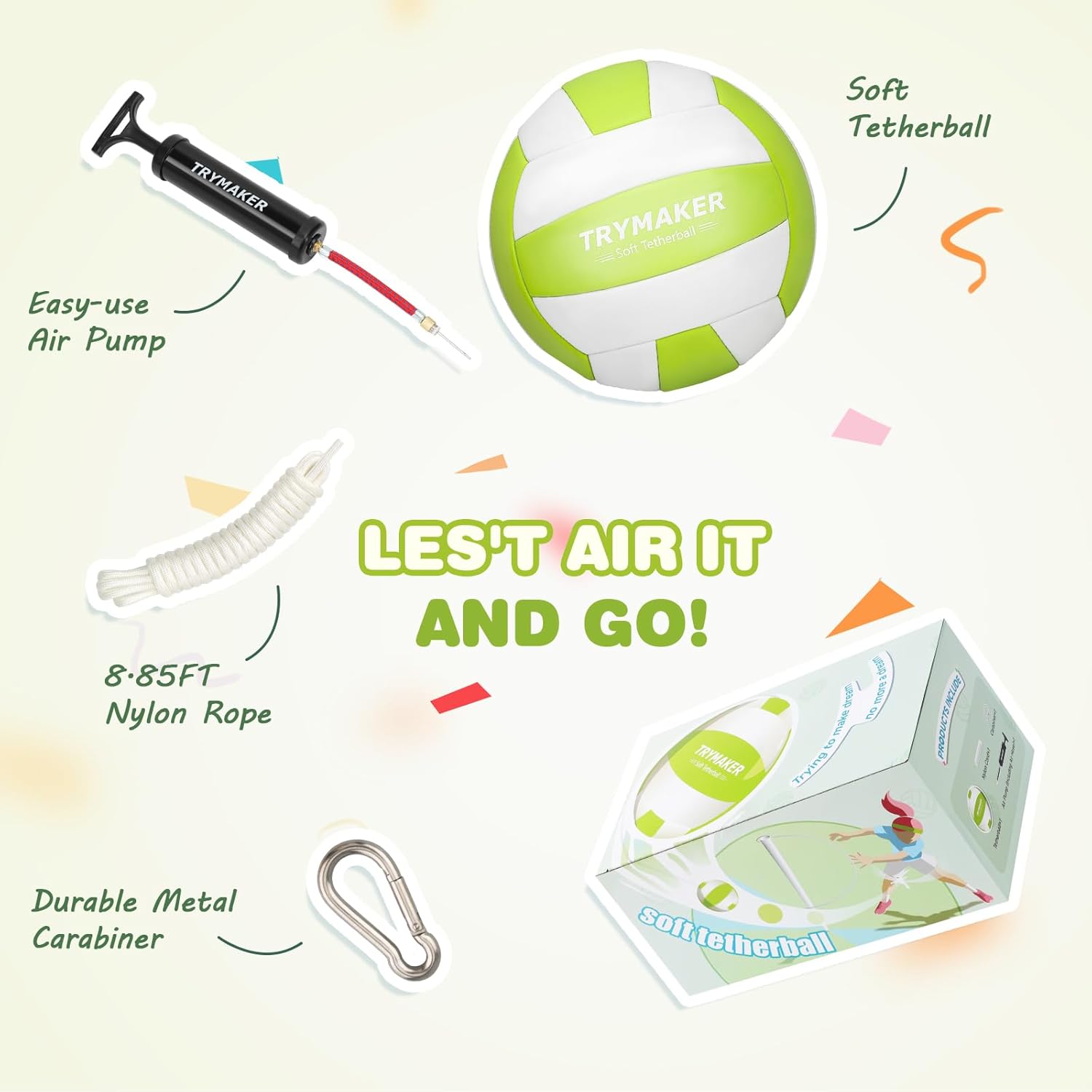 Trymaker テザーボールボールとロープ テザーボールとロープセット ソフト ポンプ付き 子供と犬用 交換用テザーボール グリー  美品】ボッテガヴェネタ マキシ イントレチャート 二つ折り財布 ファスナー付 bottega veneta スモールウォレット Trymaker テザーボールボール  ...