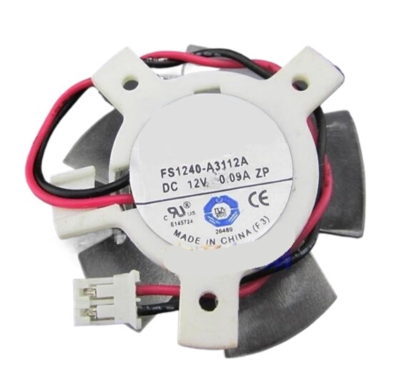YMUGUEGH 12V 0.09A 26 * 26 * 20mm FS1240-A3112A 2 line fan
