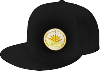 National Emblem of Bangladesh Baseball Cap Snapback Trucker Hat for Men Women Flat Bill Hats