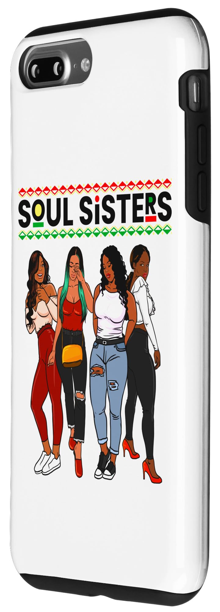 iPhone 7 Plus/8 Plus Soul Sisters Sista Queens Vacation Squads BF Women Crews Fun Case - Image 2