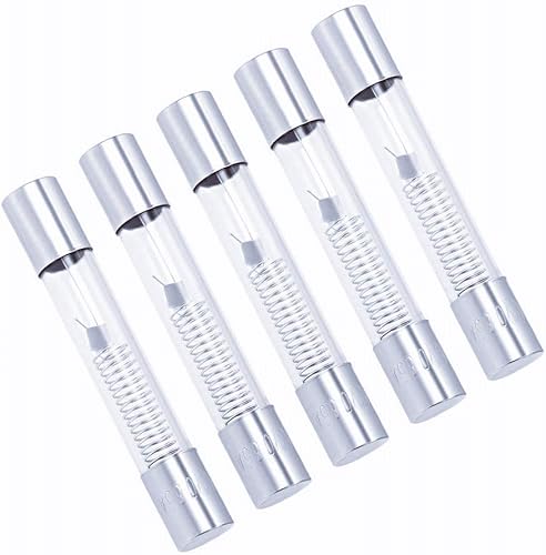 0.236 x 1.575 in Horno Microondas Fusible de Alto Voltaje Tubos 0.85A 5KV para Horno Microondas Reemplazo 5 Unids